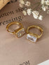 Cercei din argint Layla (Silver/Gold)